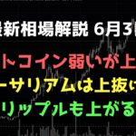 上値が重いがあえて上抜けを想定｜ビットコイン、イーサリアム、リップルの値動きを解説