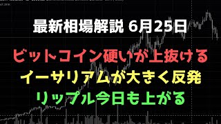 レジスタンスが硬い、しかし大きく上抜ける|ビットコイン、イーサリアム、リップルの値動きを解説