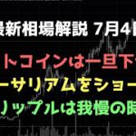 大きなふるい落としが入る｜ビットコイン、イーサリアム、リップルの値動きを解説