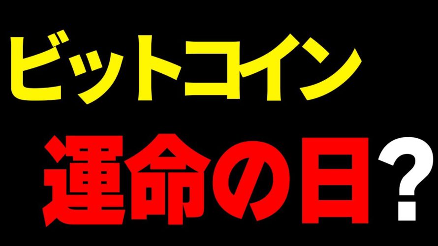 【ビットコイン&イーサリアム&リップル&ネム&エンジン&ポルカドット】仮想通貨 ついに運命の日?!どうなるビットコイン!