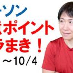 ローソンでポンタカード提示して700円以上の買い物すると山分けポイント獲得&抽選で1万Pontaポイントが当たる（8/31～10/4）ローソン銀行や楽天チェックのお得キャンペーンもご紹介