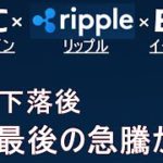 【ビットコイン×XRP×ETH】短期調整後 来週まで上昇相場は続く。リップルは来週期待できる。明確な上昇予兆と下落予兆がある。