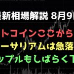 ここから長い下落局面か｜ビットコイン、イーサリアム、リップルの値動きを解説