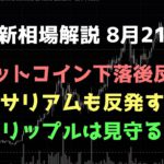 満足感あり下落を想定するが底堅いか｜ビットコイン、イーサリアム、リップルの値動きを解説