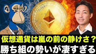 仮想通貨の勝ち組の勢いが凄すぎる!ビットコインは嵐の前の静けさか?