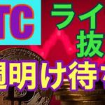 BTC週末は様子見。ビットコインFXチャート分析