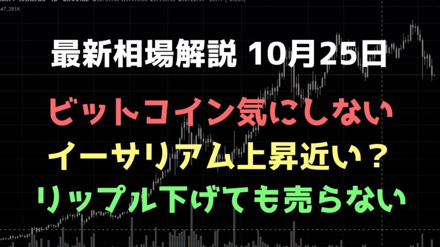 下がっても気にしない|ビットコイン、イーサリアム、リップルの値動きを解説