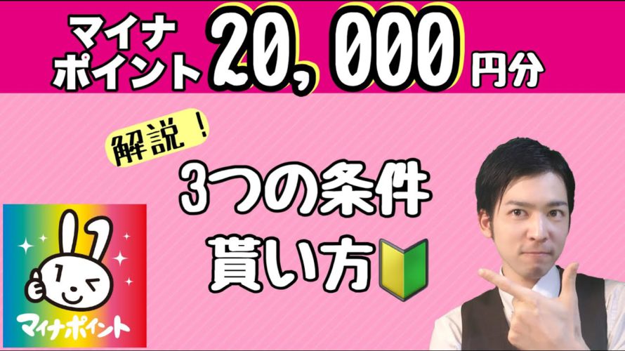 【マイナポイント貰い方】20000ポイント貰える方法を解説します！！！！！！