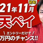 2021年11月初旬 楽天ペイ・楽天ポイントキャンペーンまとめ 楽天スーパーポイントスクリーンのダウンロードと楽天ポイント大量獲得キャンペーンのエントリーだけは必ずやっておこう