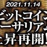 ビットコイン・イーサリアム上昇再開！？［2021/11/14］【仮想通貨】