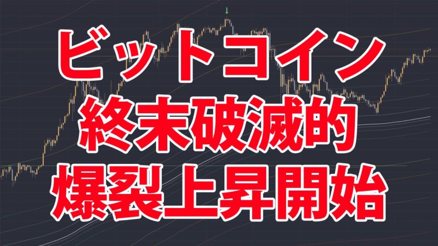ビットコイン爆裂上昇開始か。オンチェーン分析ではデータが壊れているのでは?というレベルでBTC現物が枯渇状態。Exchange Whale Ratioについても触れています。