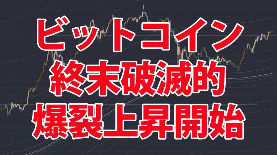 ビットコイン爆裂上昇開始か。オンチェーン分析ではデータが壊れているのでは？というレベルでBTC現物が枯渇状態。Exchange Whale Ratioについても触れています。