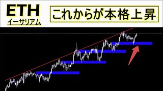 【イーサリアム ETH】来週も上昇して最高値更新する。100ETHロング中。現物もロングポジションもまだまだホールドする。