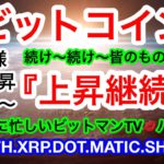 🐎ビットコインは重要ラインを再度突破‼️アルトコインのMATICとSHIBは日足雲の上か下か❗️佳境や😑【仮想通貨 BTC.ETH.XRP.DOT.MATIC.SHIB.GRT】