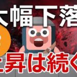 ビットコインが急落！上昇相場に復活するか説明します。