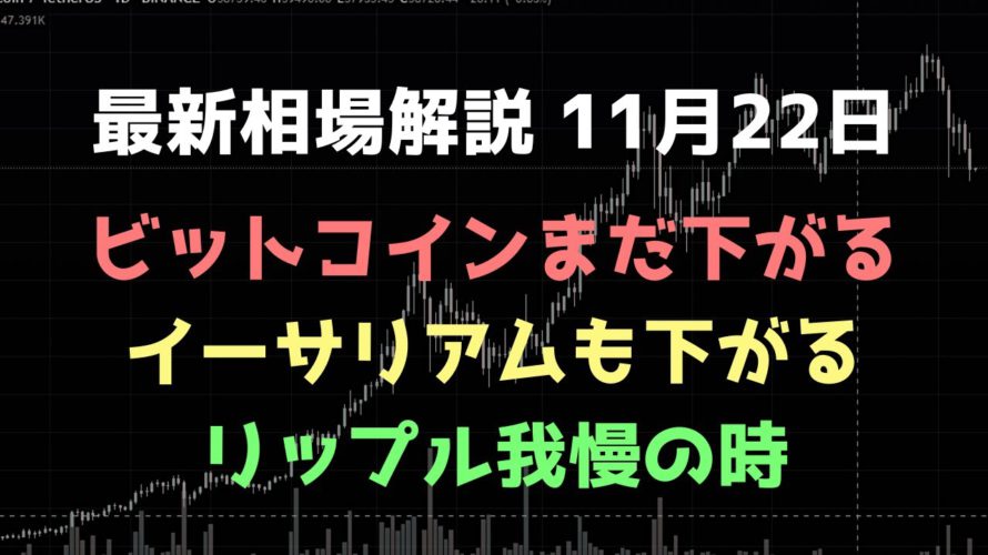 引き続き乱高下が続くか｜ビットコイン、イーサリアム、リップルの値動きを解説