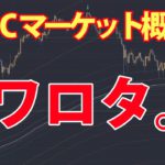 ビットコイン概況、ワロタ。チャートを確認すると過去に同じ状況が何度か起きていることが分かる。オンチェーンデータはますます笑える状態へ。