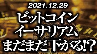 ビットコイン・イーサリアムまだまだ下がる！？［2021/12/29］【仮想通貨】