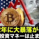 2022年仮想通貨は大暴落！？しかし投資マネーは止まらない！