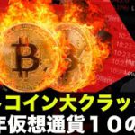 2022年仮想通貨１０の予想！ビットコイン大クラッシュ？