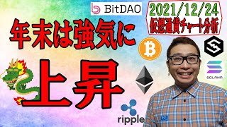 【仮想通貨 ビットコインBTC & アルトコイン 分析】年末は強気に上昇か!?