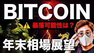 【ビットコイン急落】下落の要因と警戒ポイント。BTC関連商品も人気低迷。。。年末暴落はある?BTC ETH XRP ADA DOT ENJ