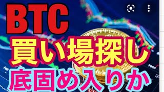 BTCそろそろ下げ止まるか。ビットコインFXチャート分析