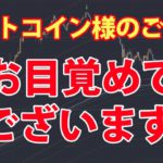 ビットコイン様はどうやらお目覚めのご様子。ロングしてます。