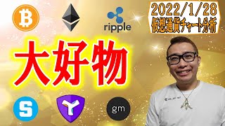 【仮想通貨 ビットコインBTC & アルトコイン 分析】大好物のチャート形状!!