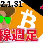 ビットコイン前回週足陽線との比較