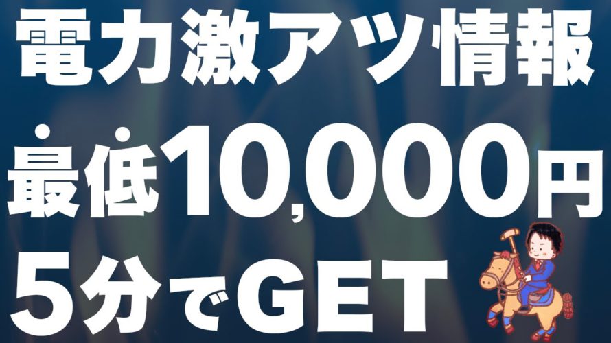 【超お得】誰でも最低1万円GETできる最強の節約術を発見しました