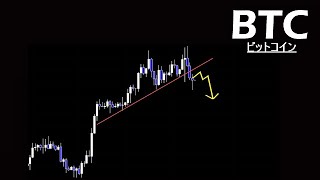 短期的にはまだ下がる【BTC ビットコイン】