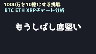 やはり底堅いが買わずに待つ|ビットコイン、イーサリアム、リップルの値動きを解説