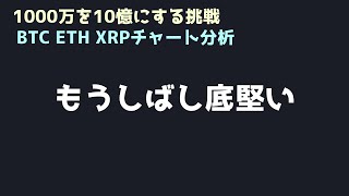 やはり底堅いが買わずに待つ｜ビットコイン、イーサリアム、リップルの値動きを解説