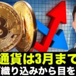 仮想通貨は３月までは我慢！米国の利上げ織り込み幅を注視！