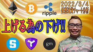 【仮想通貨 ビットコインBTC & アルトコイン 分析】上げる為に下げるターン!!