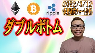 【仮想通貨 ビットコインBTC & アルトコイン 分析】ダブルボトム注目!!