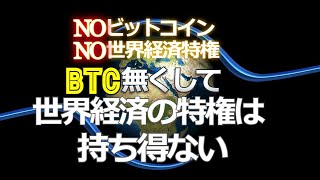 ビットコイン無くして、世界経済の特権は持ち得ない