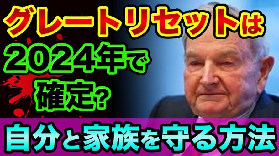 グレートリセットは2024年で確定?世界政府サミット2022で予言された世界統一通貨と世界統一政府の超ヤバい裏話。デジタルIDから自分と家族を守る方法【 日経平均 都市伝説 グレートリセット 】
