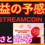 爆益の予感するStreamCoin (STRM)のスゴさと買い方