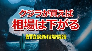 クジラが買えば相場は下がる<ビットコイン最新相場情報>