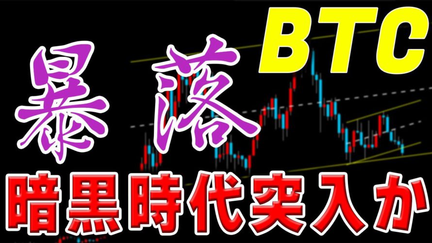 【仮想通貨ビットコイン】さらに下落で勝負あアリ?週明けも続落か。11日のCPIでの値動きには要注目