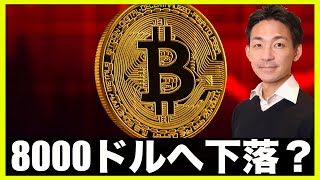 仮想通貨・ビットコインが8000へ下落?超有名投資家。
