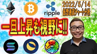 【仮想通貨 ビットコインBTC & アルトコイン 分析】一旦の上昇も視野に!!