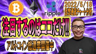 【仮想通貨 ﾋﾞｯﾄｺｲﾝBTC ＆ ｱﾙﾄｺｲﾝ 分析】注目ポイントはココだけ!!