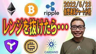 【仮想通貨 ﾋﾞｯﾄｺｲﾝBTC ＆ ｱﾙﾄｺｲﾝ 分析】レンジを抜ければ・・・