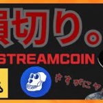 さすがに損切りだ！ 仮想通貨情報+BTC StepApp FITFI ApeCoin StreamCoin STRM GSTRM