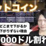 ビットコイン２万ドル割れ。18,000〜15,000ドルで反発→３万ドルになると思う理由と根拠を解説