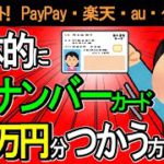 【超最速！】ﾏｲﾅﾝﾊﾞｰｶｰﾄﾞで最大2万円分もらって使おうとしたら超楽勝だったので具体的に解説【ﾏｲﾅﾎﾟｲﾝﾄ第2弾/ｷｬｯｼｭﾚｽ決済･PayPay他/公金受取口座/ﾏｲﾅ保険証が損する問題】