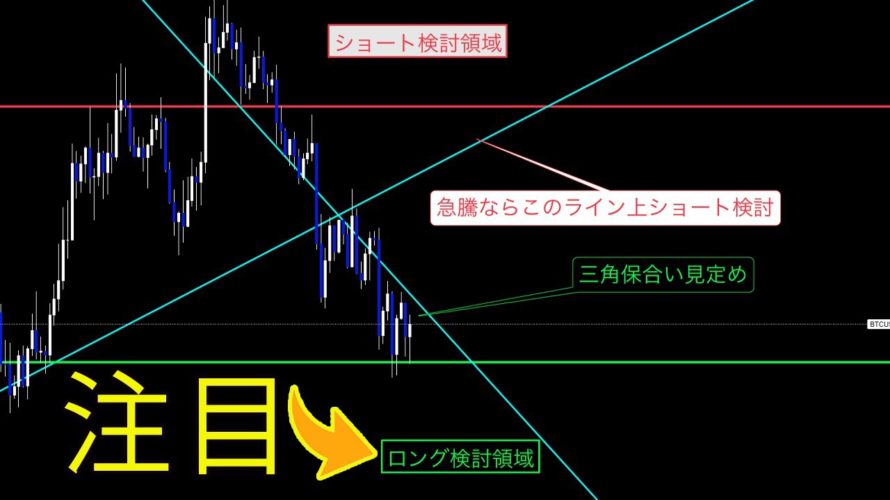 【3分解説】ビットコイントレード戦略(6月22日朝)